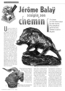 Jérome Balaÿ sculpte son chemin